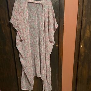 LC Lauren Conrad Multicolor Patterned Kimono